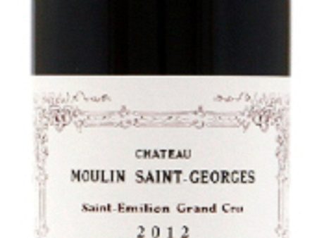 Chateau Moulin Saint Georges Saint Emilion 2012 Supply