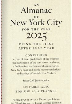 Almanac of New York City for the Year 2025, An For Cheap