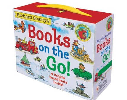 Richard Scarry s Books on the Go: 4 Board Books Sale