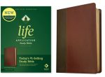 NLT Life Application Study Bible, Third Edition (Red Letter, Leatherlike, Brown Tan) Online now