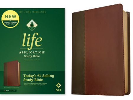 NLT Life Application Study Bible, Third Edition (Red Letter, Leatherlike, Brown Tan) Online now