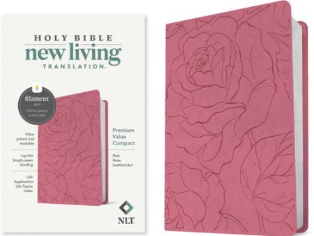 NLT Premium Value Compact Bible, Filament Enabled (Leatherlike, Pink Rose) For Discount